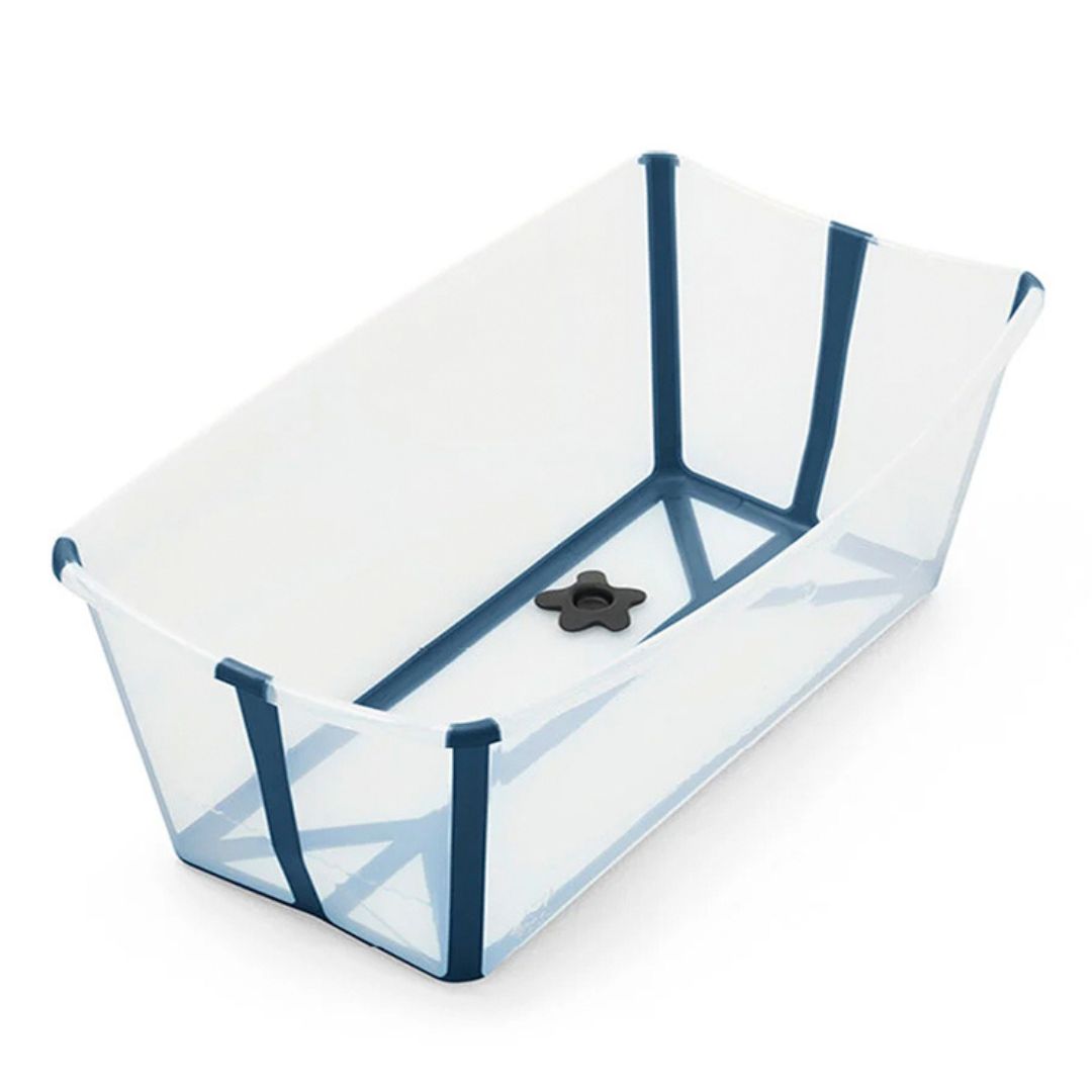 Köp Stokke Badbalja Flexi Bath XL Transparent Blue | Pyret & Snäckan